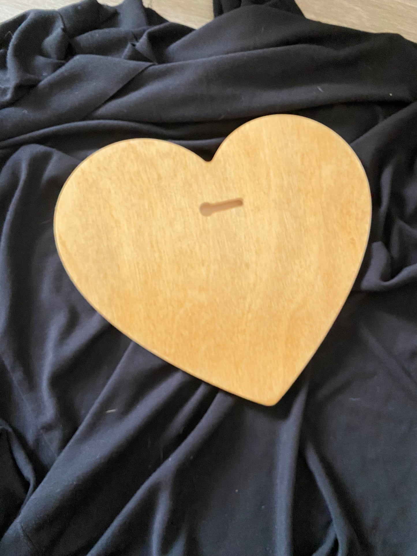 Amethyst Moth Wood Burned Heart