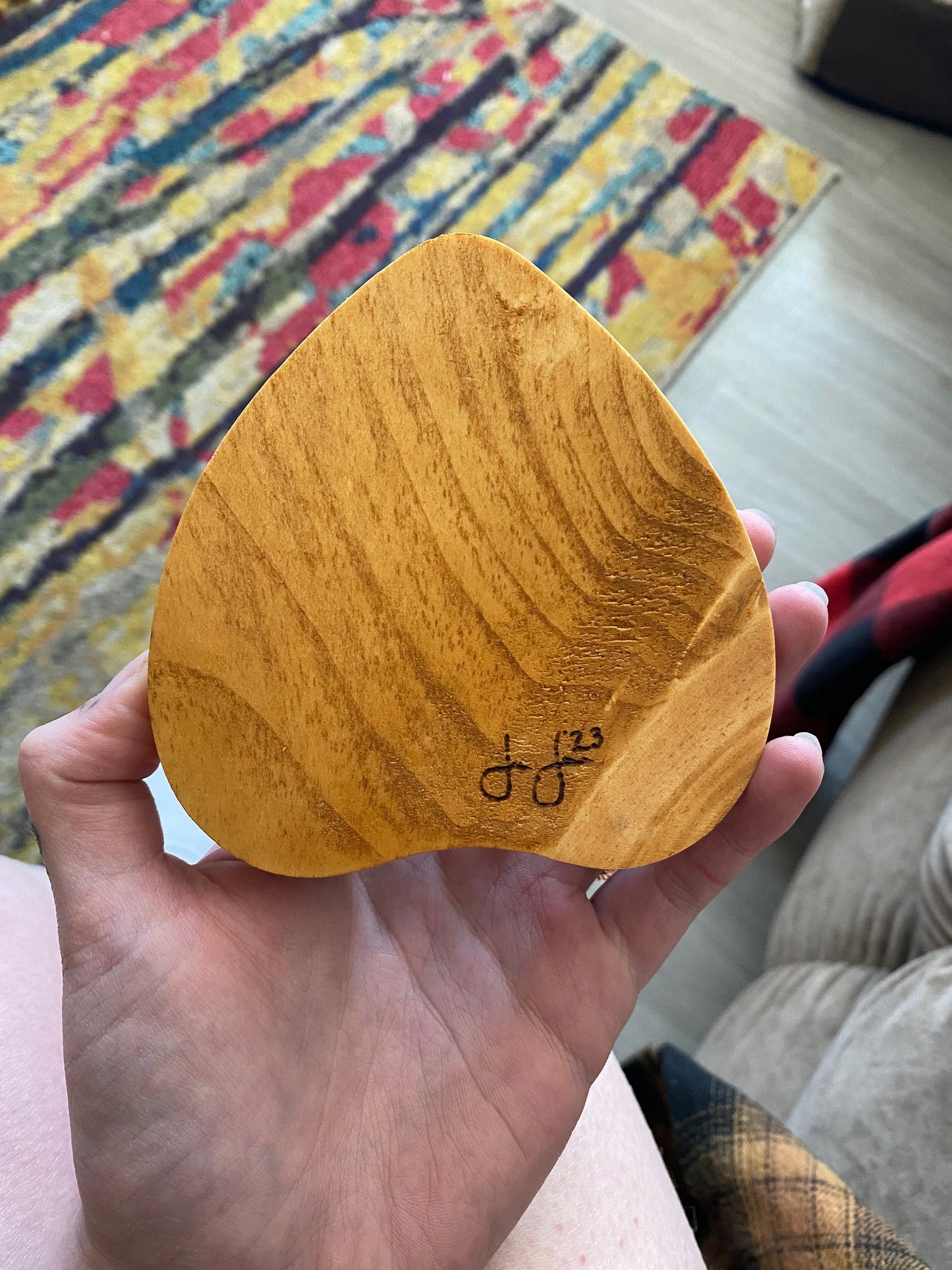 Wood Burned Planchette Crystals