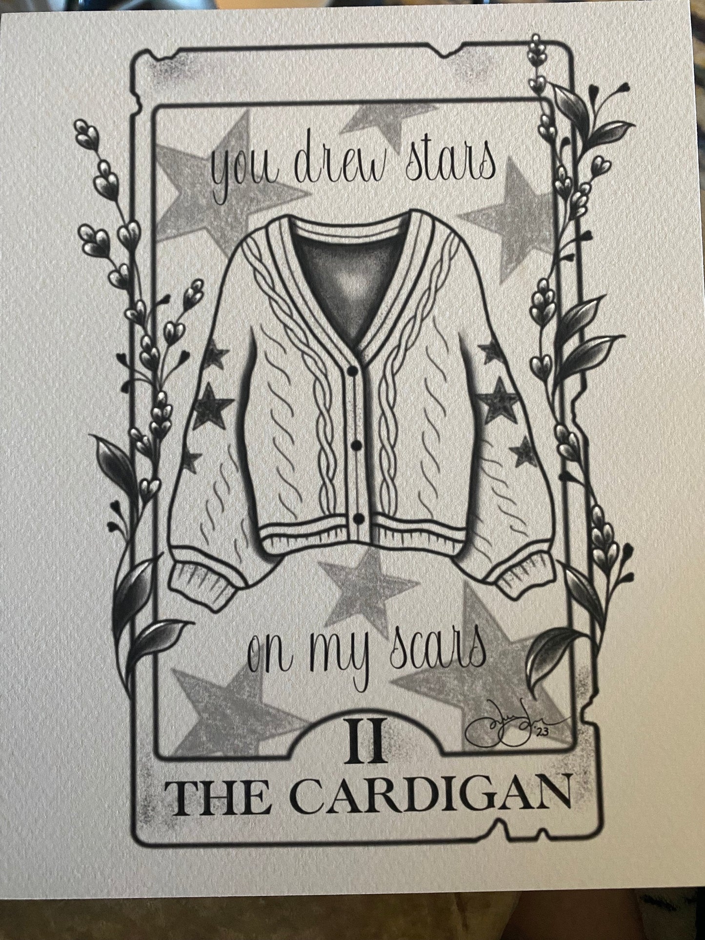 Swift Cardigan Print